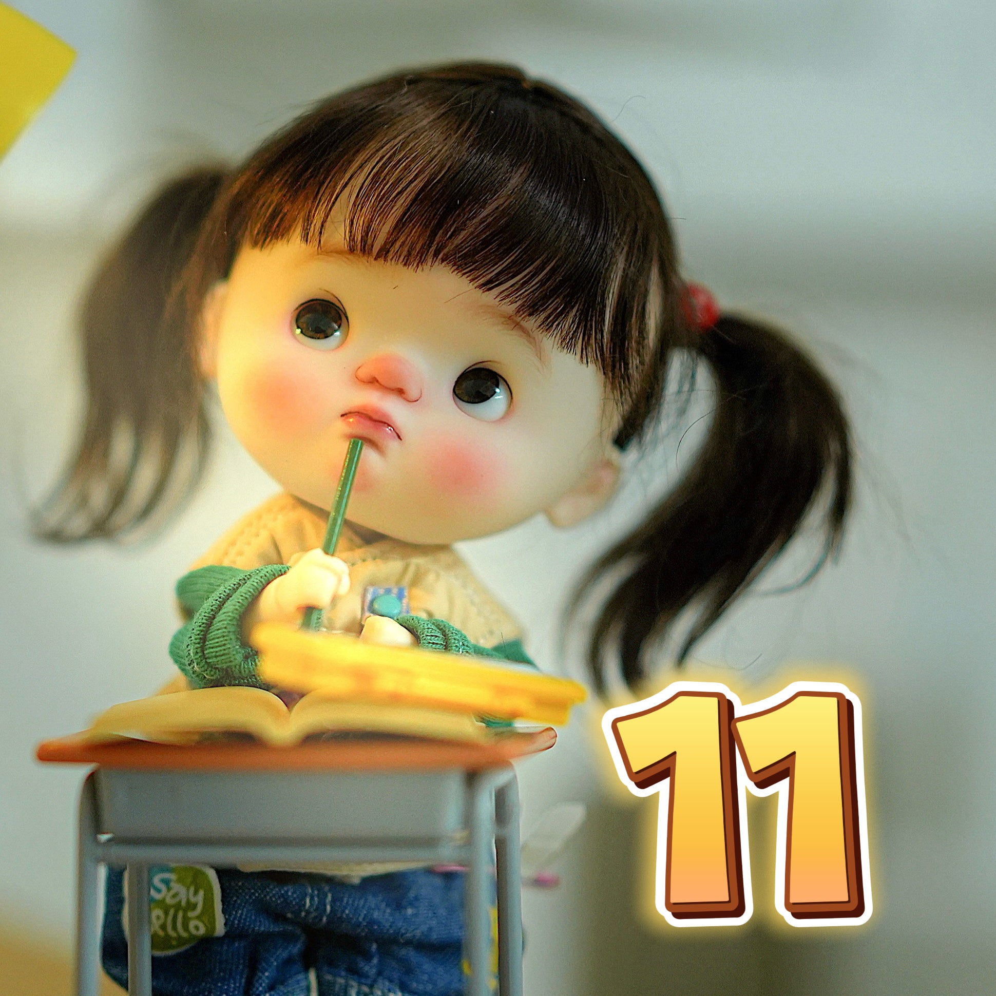 正規qbaby オビツ11ヘッド Teacher Li's doll QBABY